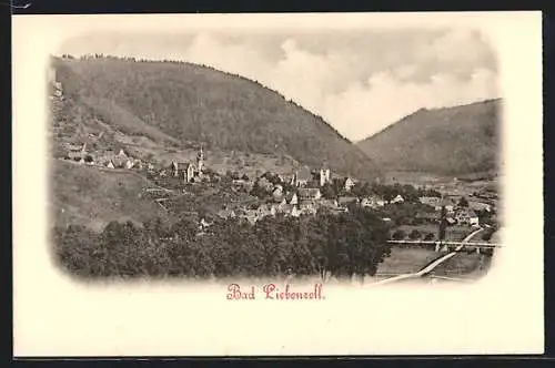 AK Bad Liebenzell, Ortsansicht und Kaffeehof