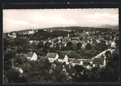 AK Neckartenzlingen /Kreis Nürtingen, Ortsansicht aus der Vogelschau