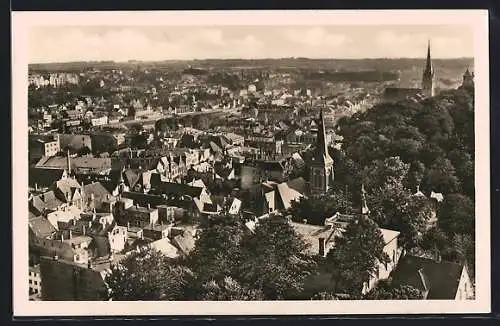 AK Flensburg, Gesamtansicht gegen Westen