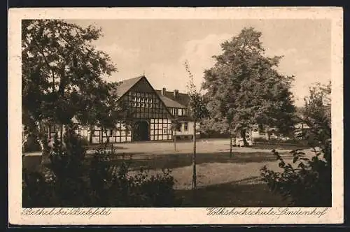 AK Bethel, Volkshochschule Lindenhof mit Vorplatz