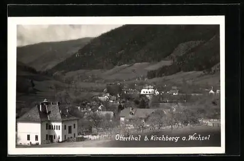 AK Otterthal b. Kirchberg a. Wechsel, Ortsansicht über das Tal
