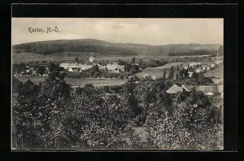 AK Kasten /N.-Ö., Ortsansicht aus der Ferne
