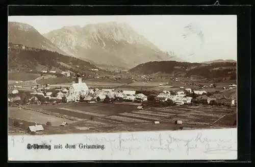 AK Gröbming, Ort und umliegende Landschaft, Grimming