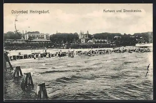 AK Heringsdorf / Ostseebad, Kurhaus und Strandcasino