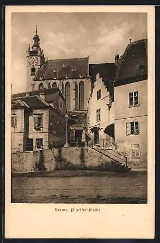 AK Krems /Donau, Blick auf die Piaristenkirche