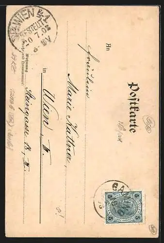 AK Gaming /N.-Ö., Totalansicht mit Kirche