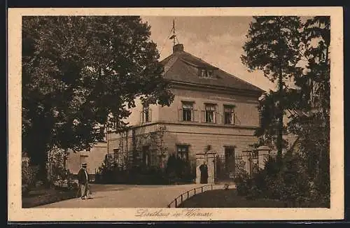 AK Weimar / Thüringen, Partie am Liszthaus