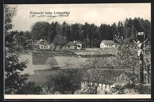 AK Le Hohwald / Elsass, Ortsansicht beim Luisenthal