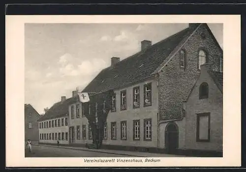 AK Beckum / Westf., Vereinslazarett Vinzenzhaus