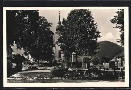 AK Altenmarkt im Ispertale, Hauptplatz
