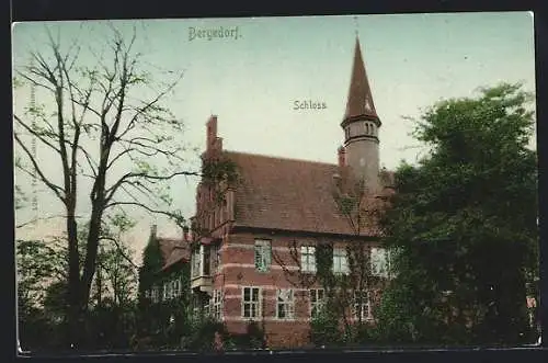 AK Bergedorf, Teilansicht des Schlosses