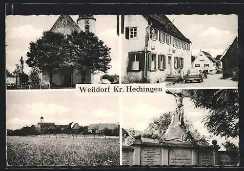 AK Weildorf / Hohenzollern, Ortsansichten