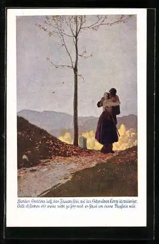 Künstler-AK Ernst Kutzer: Blondes Gretelein