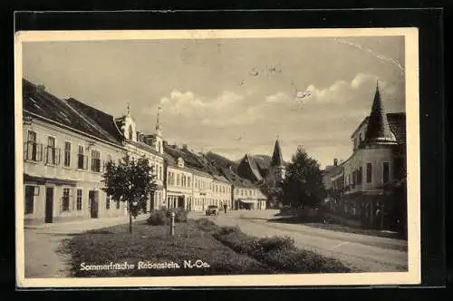 AK Rabenstein /N. Oe., Strasse mit Wohnhäusern