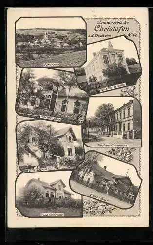 AK Christofen, Villa Weissmann, Panorama, Villa Lechner