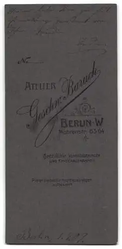 Fotografie Geschw. Baruch, Berlin, Mohrenstr. 63/64, Dame als Zigeunerin im Kostüm mit Tamburin / Schellenreif, 1909