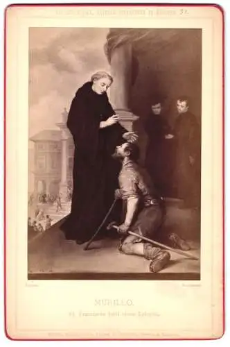 Fotografie Friedr. Bruckmann, München, Gemälde: St. Franciscus heilt einem Lahmen, nach Murillo