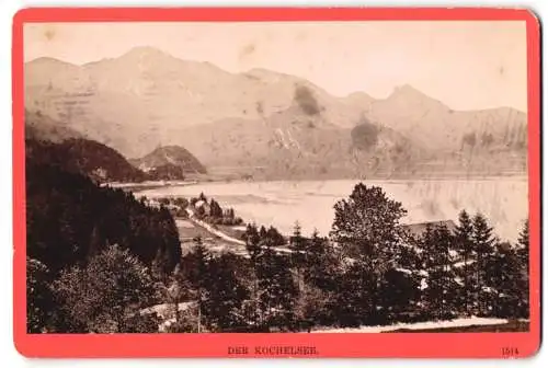 Fotografie Würthle & Spinnhirn, Salzburg, Ansicht Kochel am See, Blick über den Kochelsee