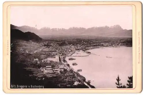 Fotografie Lautz, Darmstadt, Ansicht Bregenz, Panorama vom Buchenberg gesehen