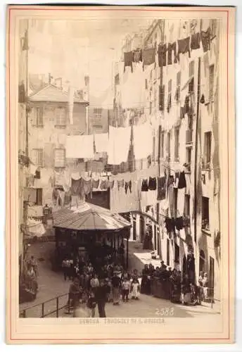 Fotografie unbekannter Fotograf, Ansicht Genova - Genua, Truogoli Di S. Brigida