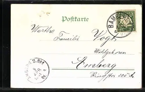 AK Fröhliche Ostern, die Osterhasen fahren mit den Segelostereiern auf dem See