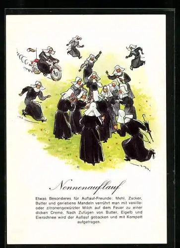 AK Dolorgiet Enzym-Kugeletten, Nonnenauflauf, Etwas Besonderes für Auflauf-Freunde..., Rezept