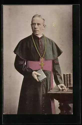 AK Bischof Paul Wilhelm v. Keppler im Habit mit Kreuzkette