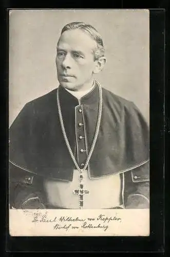 AK Rottenburg, Porträt Bischof Dr. Paul Wilhelm von Keppler