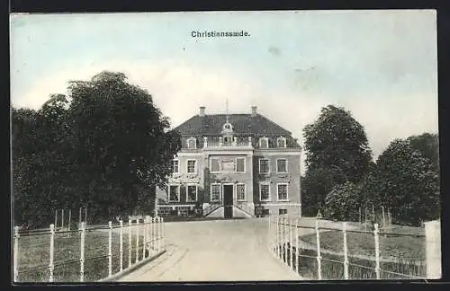 AK Christianssaede, Einfahrt zu einem Gutshaus