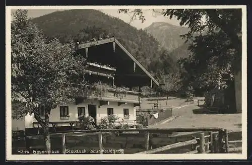 AK Staudach / Egerndach, Altes Bauernhaus