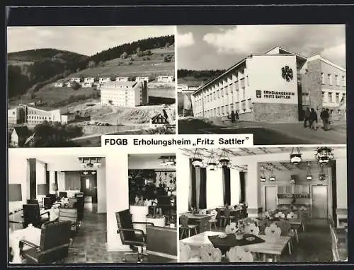 AK Fehrenbach /Thür., FDGB Erholungsheim Fritz Sattler