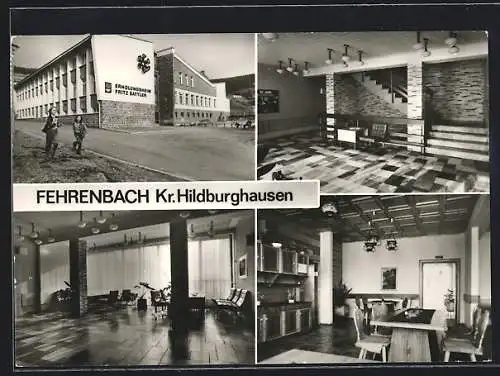 AK Fehrenbach /Kr. Hildburghausen, Gaststätte und FDGB-Erholungsheim Fritz Sattler