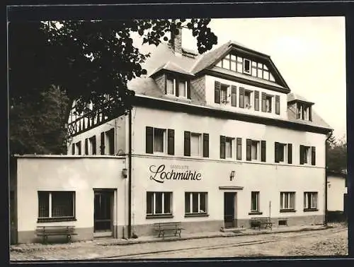 AK Erlebach /Kr. Hainichen, Gasthaus Lochmühle von Rolf Weise