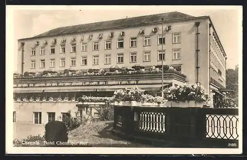 AK Chemnitz, am Hotel Chemnitzer Hof