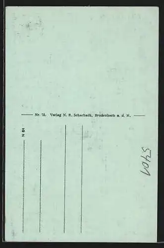 AK Gondorf a. d. Mosel, Ortsansicht aus der Vogelschau