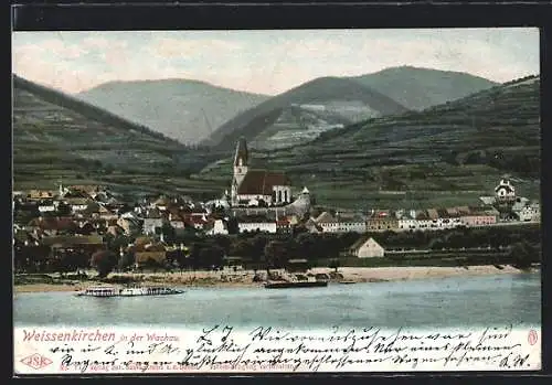 AK Weissenkirchen i. d. Wachau, Panorama