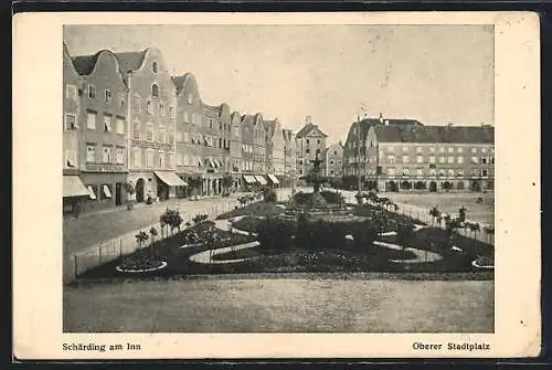 AK Schärding a. Inn, Oberer Stadtplatz