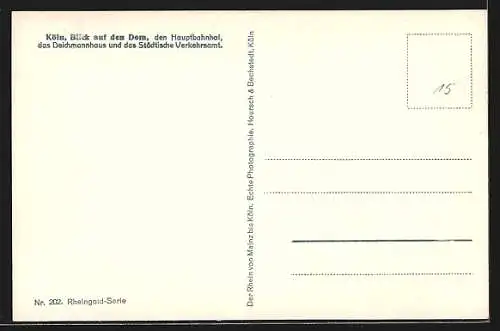 AK Köln, Dom und Hauptbahnhof mit Strassenbahnen