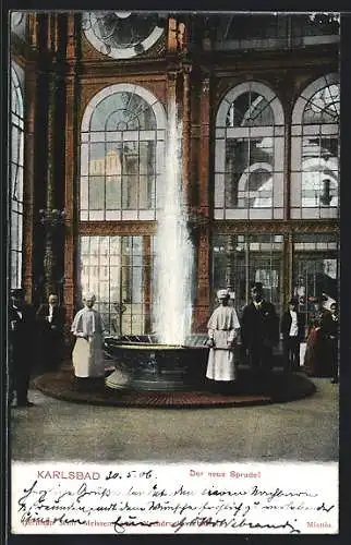 AK Karlsbad, Der neue Sprudel