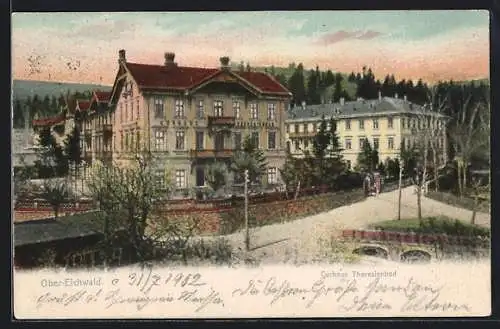 AK Ober-Eichwald, Kurhaus Theresienbad