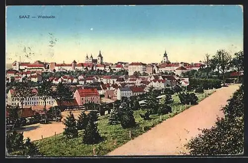 AK Saaz, Gesamtansicht, Westseite