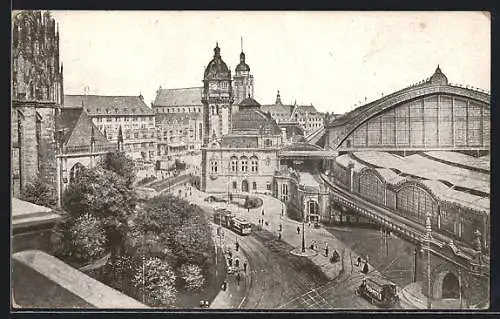 AK Köln a. Rh., Partie am Hauptbahnhof