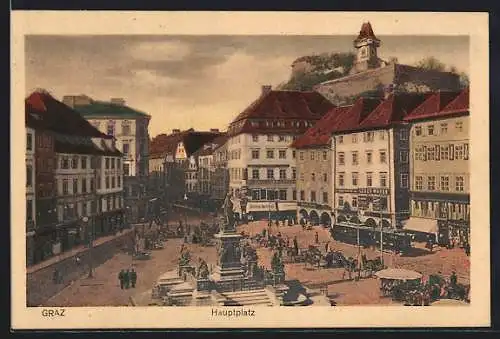 AK Graz, Blick über den Hauptplatz