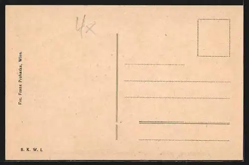 AK Feldsberg /N.-Ö., Schlafzimmer mit Brüssler Gobelins