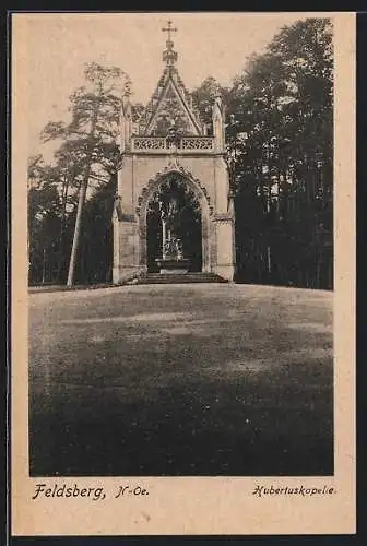 AK Feldsberg /N.-Ö., Blick auf die Hubertuskapelle