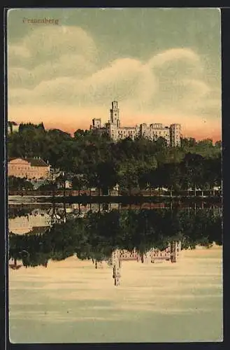 AK Frauenberg, Blick auf das Schloss vom Wasser aus