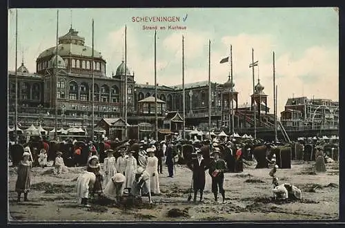 AK Scheveningen, Strand en Kurhaus
