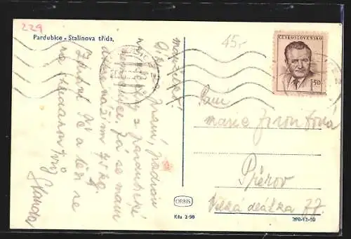 AK Pardubice, Stalinova trida