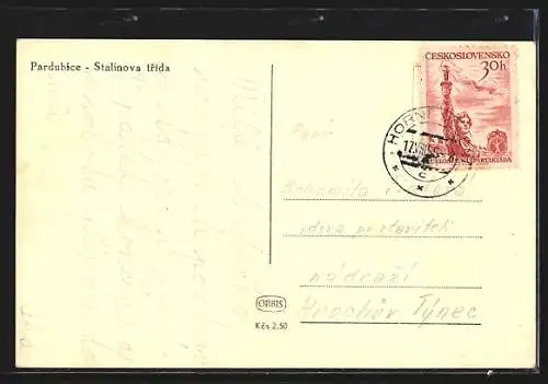 AK Pardubice, Stalinova trida