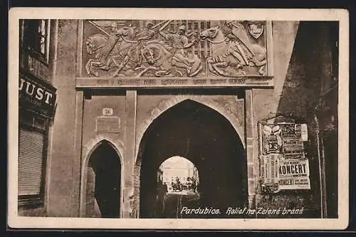 AK Pardubice, Relief na Zelene brane